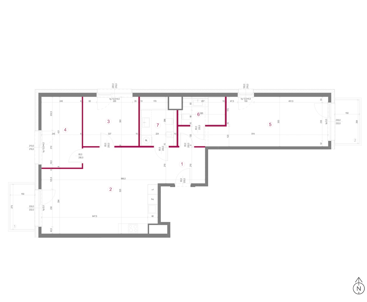 Plan mieszkania 1/1/M1