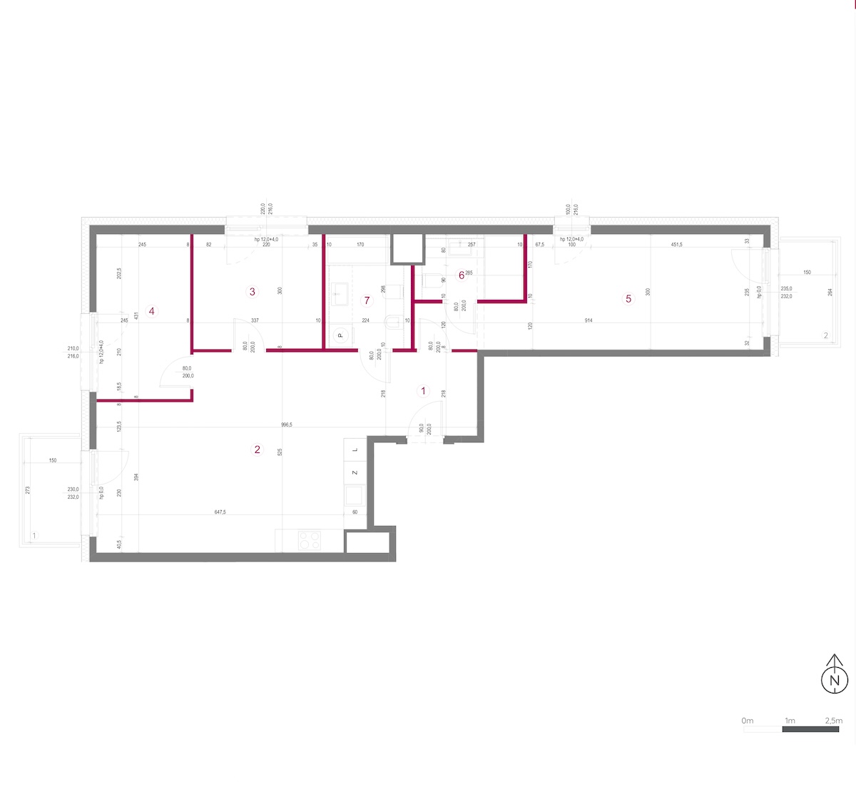 Plan mieszkania 1/3/M1