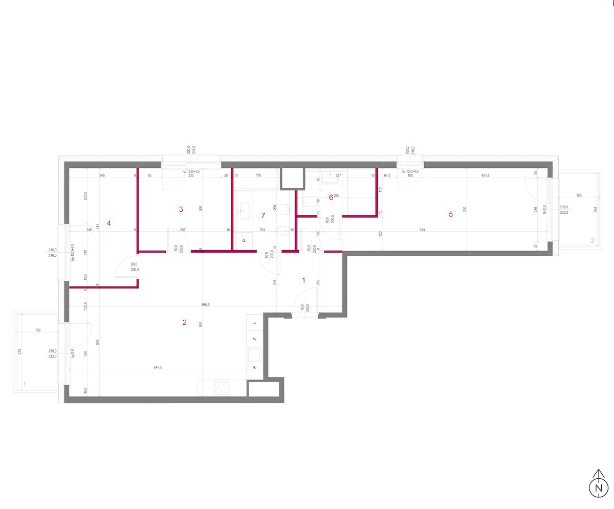Plan mieszkania 1/5/M1