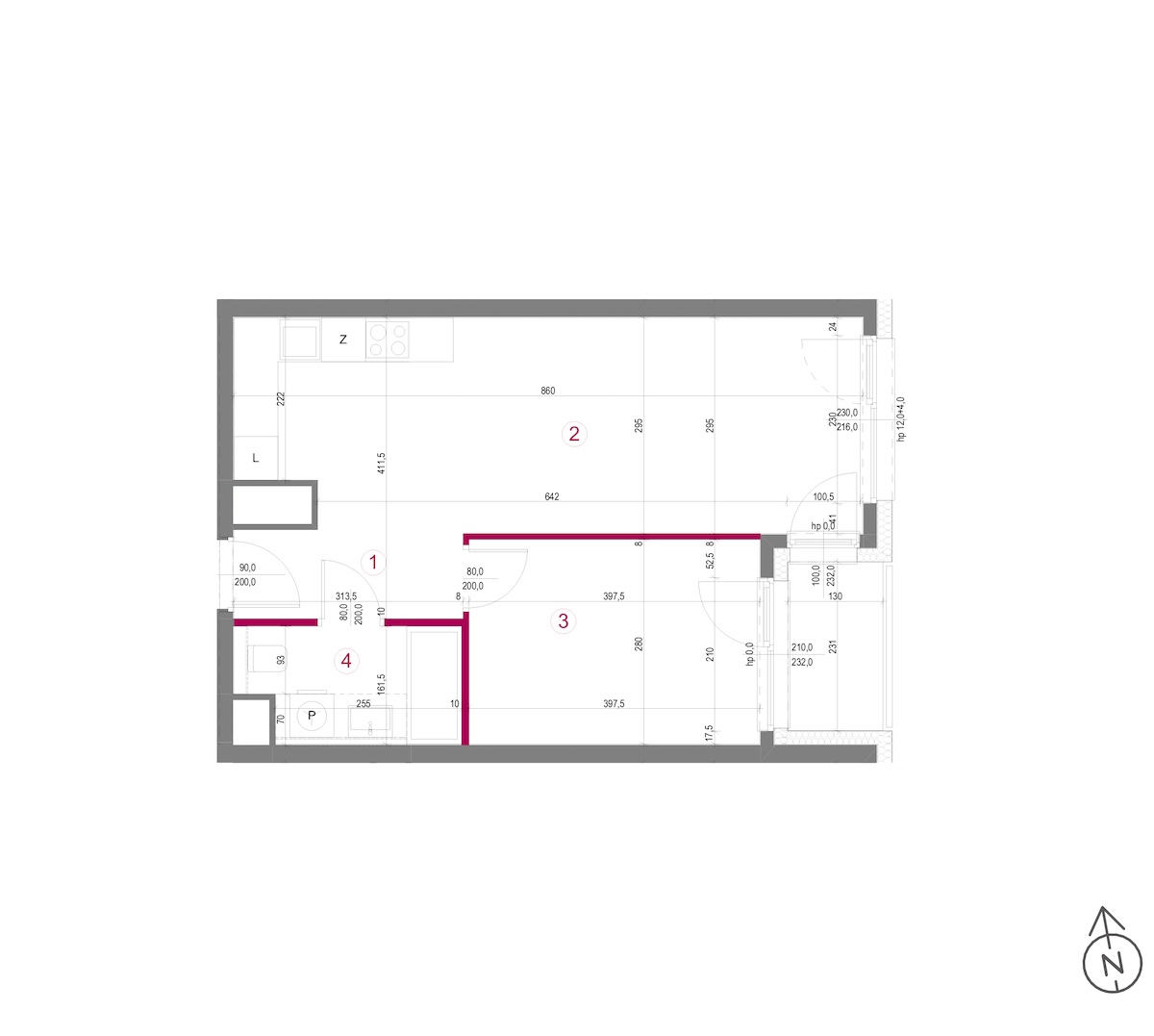 Plan mieszkania 2.1/1/M7