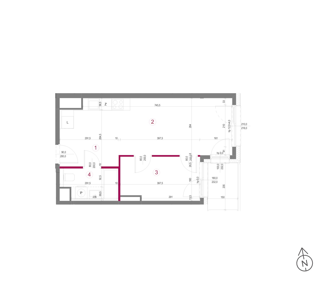 Plan mieszkania 2.1/1/M9