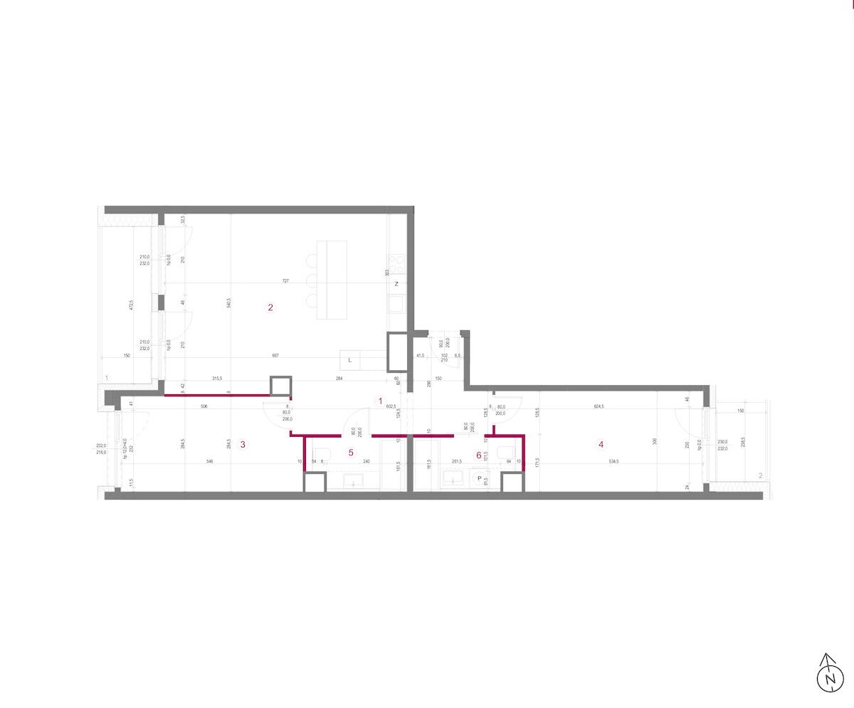 Plan mieszkania 2.1/2/M10